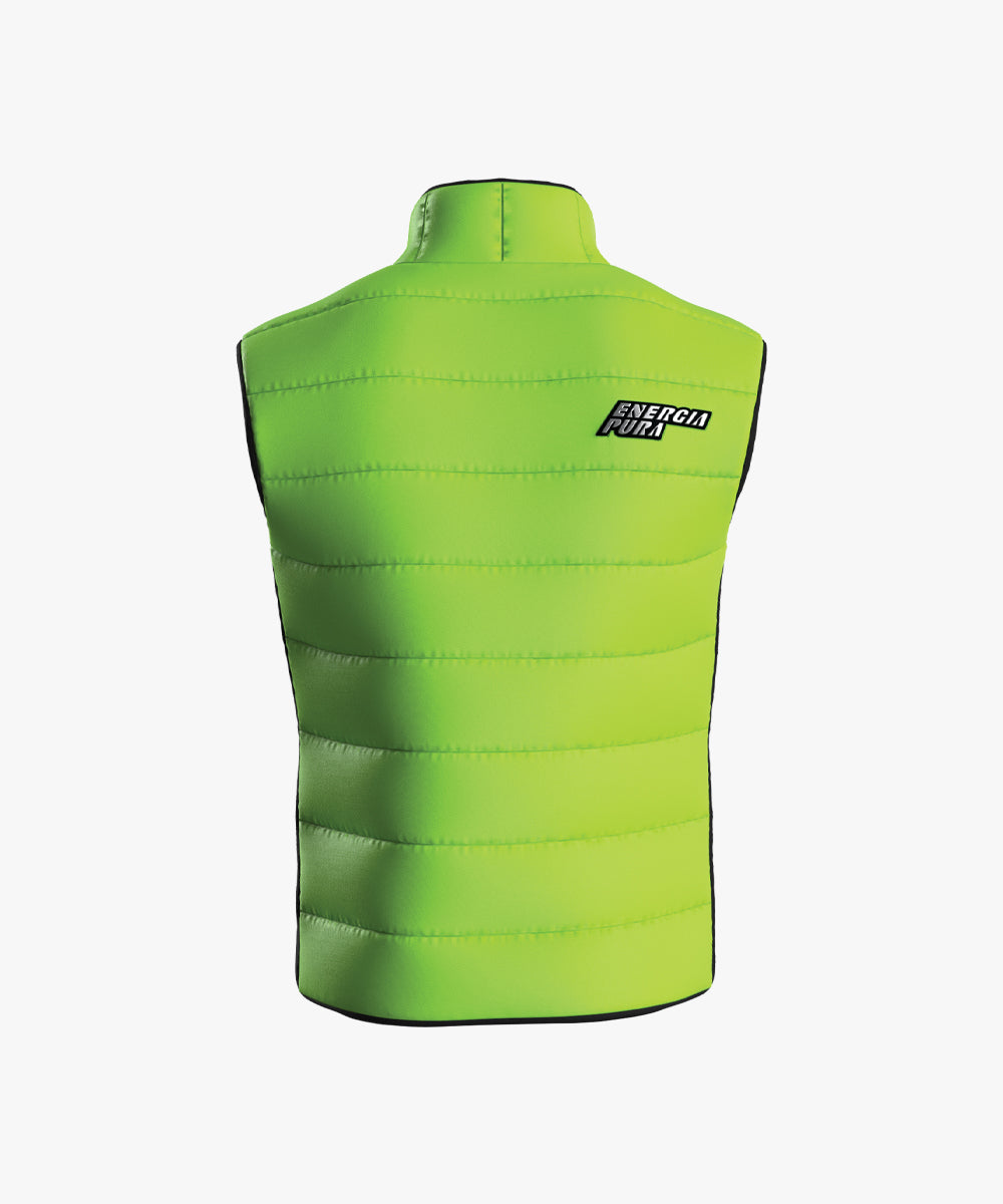 Parka pluma sin manga HIMNOS Verde