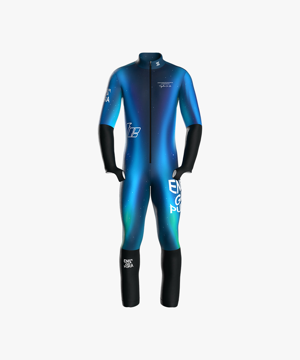 Traje de descenso Aurora Azul