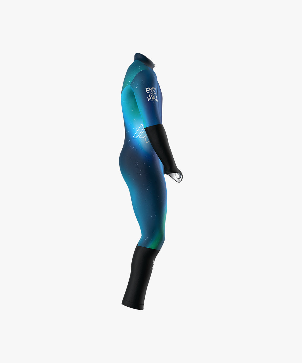 Traje de descenso Aurora Azul