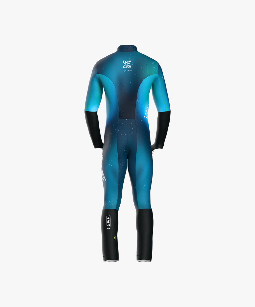 Traje de descenso Aurora Azul