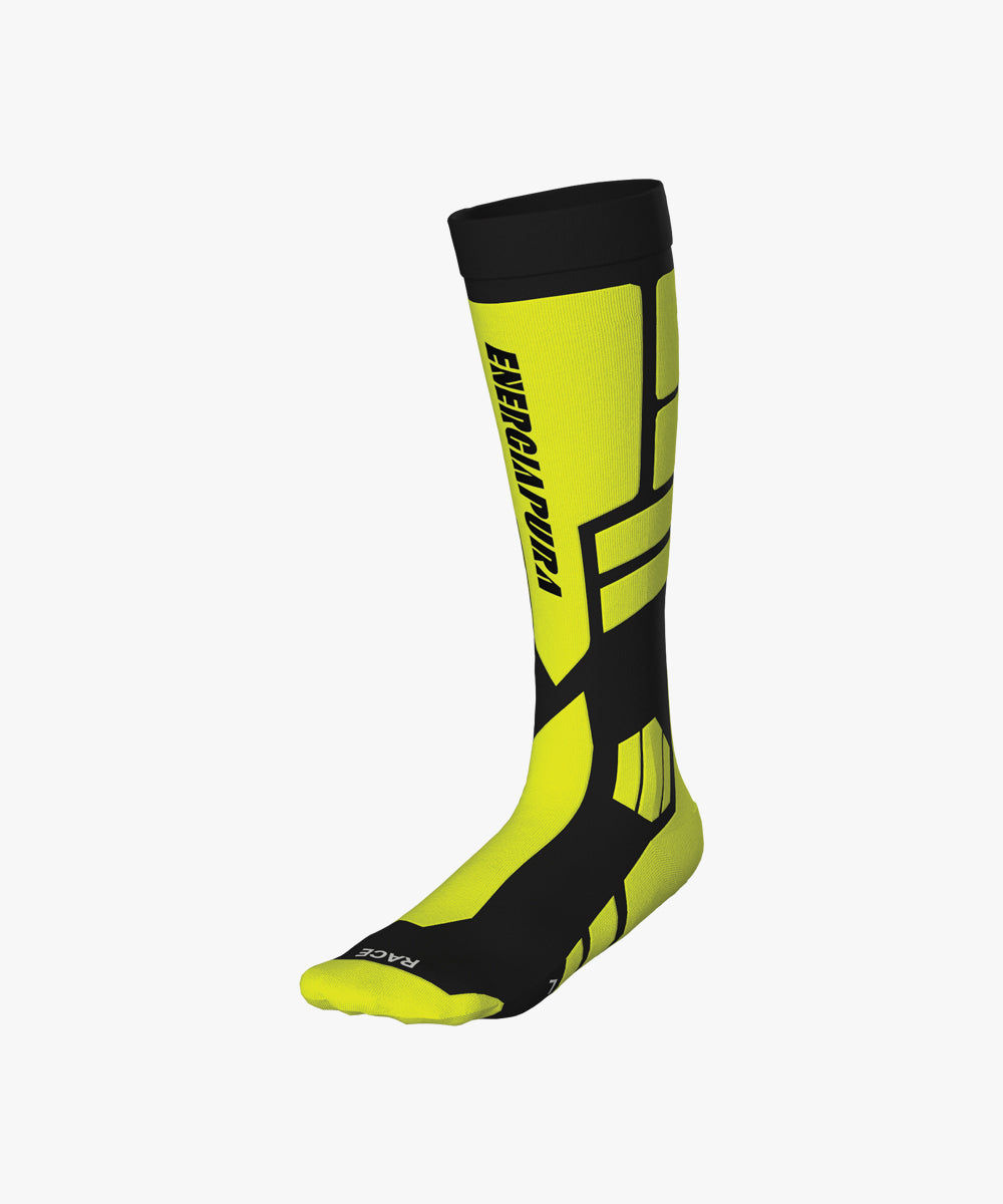 Calcetín pro / negro amarillo