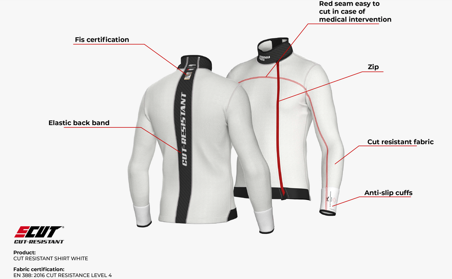 Polera CUT-RESISTANT