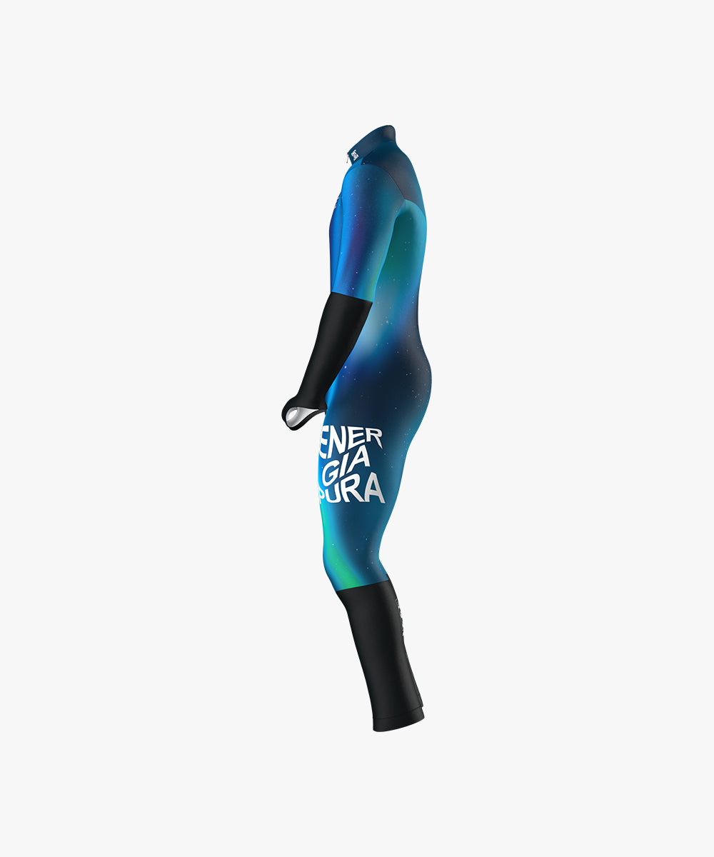 Traje de descenso Aurora Azul